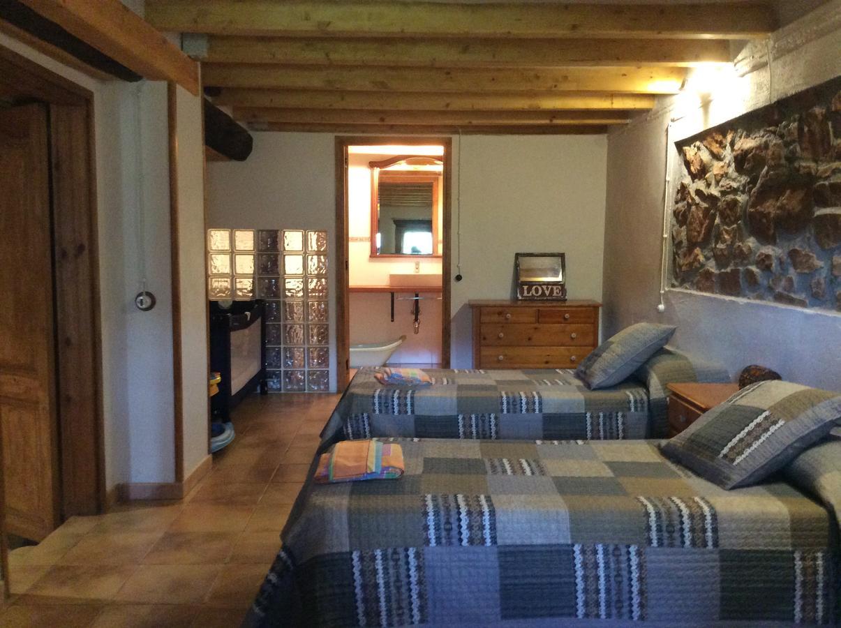 Casa Rural Con Piscina Y Vistas Al Valle - Cal Pallares Argestues Exteriör bild