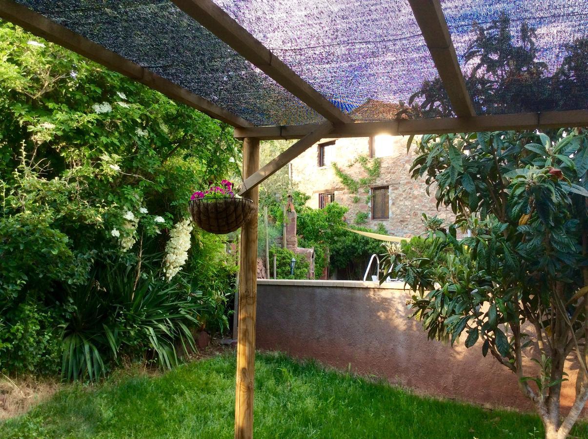 Casa Rural Con Piscina Y Vistas Al Valle - Cal Pallares Argestues Exteriör bild